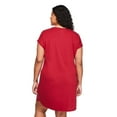 thumbnail image 3 of George Women's Plus V-Neck Nightshirt, 3 of 6