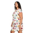 thumbnail image 2 of George Women's Plus V-Neck Nightshirt, 2 of 6