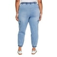 thumbnail image 3 of George Women's Plus Knit Denim Jogger, 3 of 6