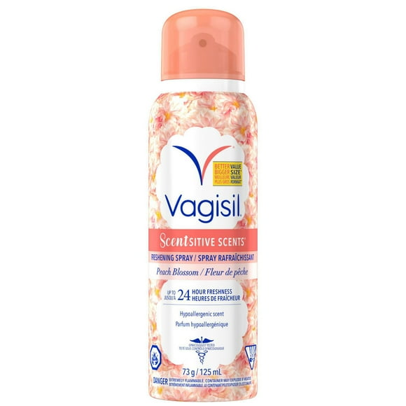 Vagisil® Scentsitive Scents® Peach Blossom Freshening Spray, 125ml