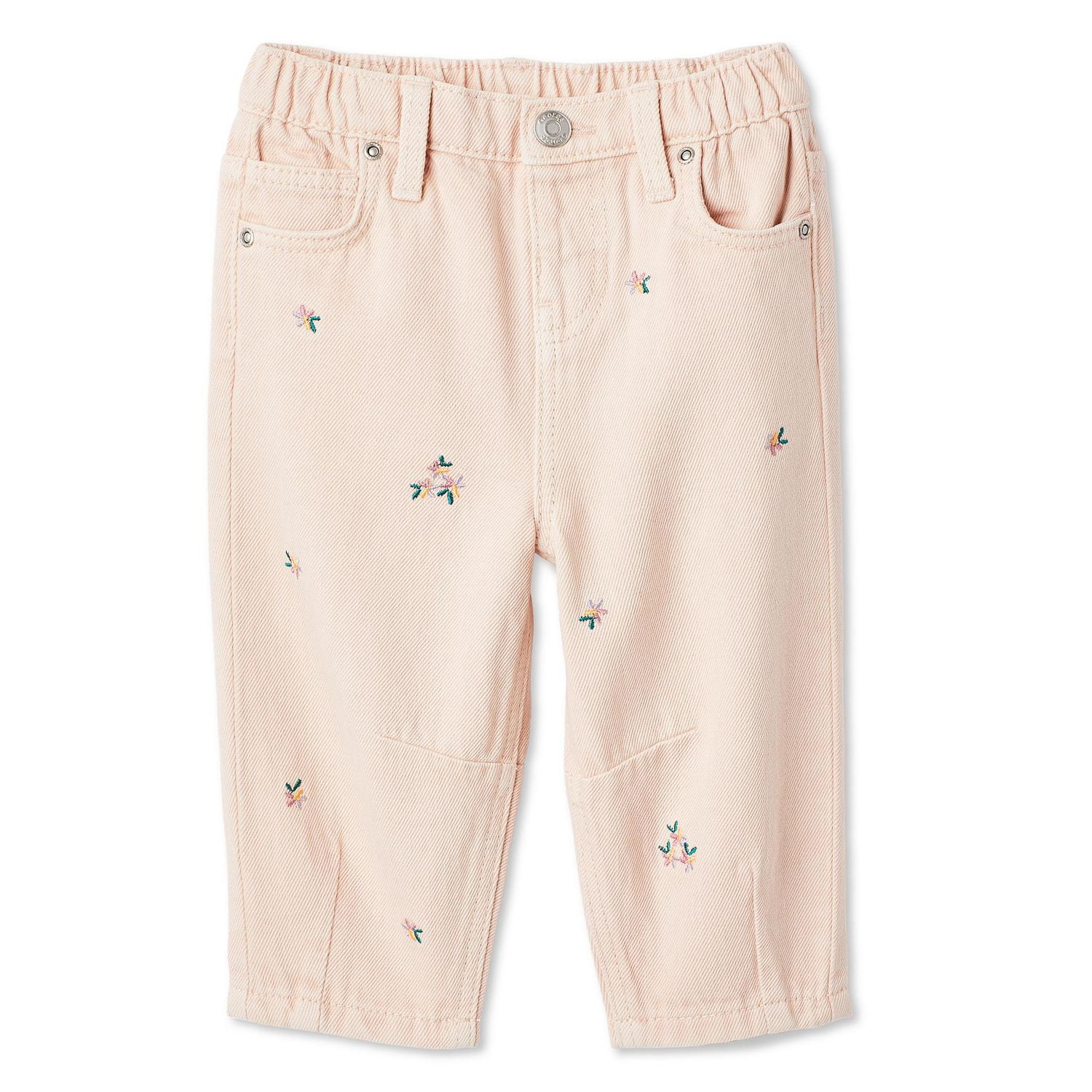 George Baby Girls' Embroidered Barrel Jean