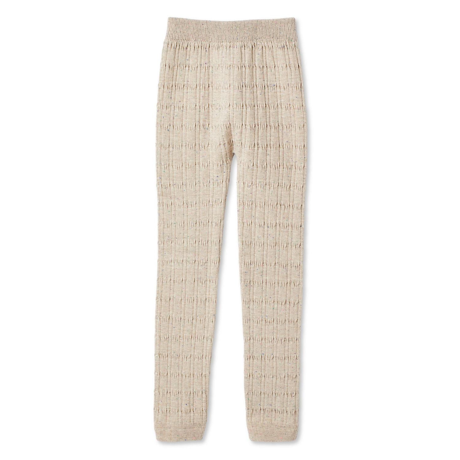 George Girls' Cable Knit Legging, Sizes XS-XL