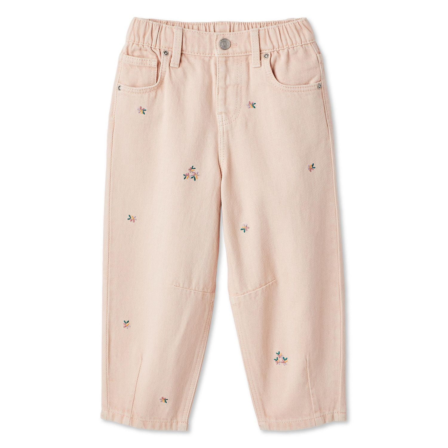 Jean à coupe baril George pour petites filles