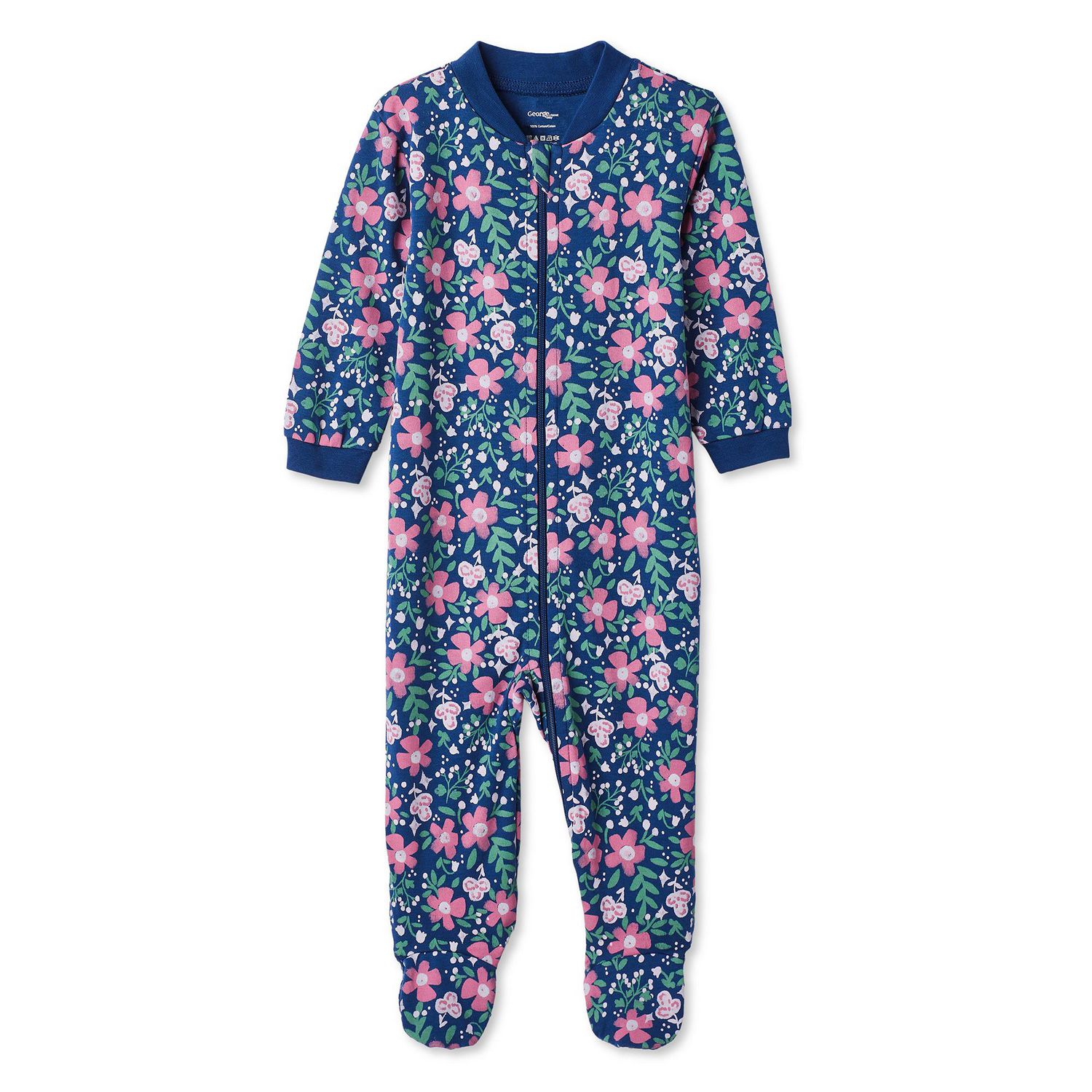 Grenouillère imprimée George pour bébés filles