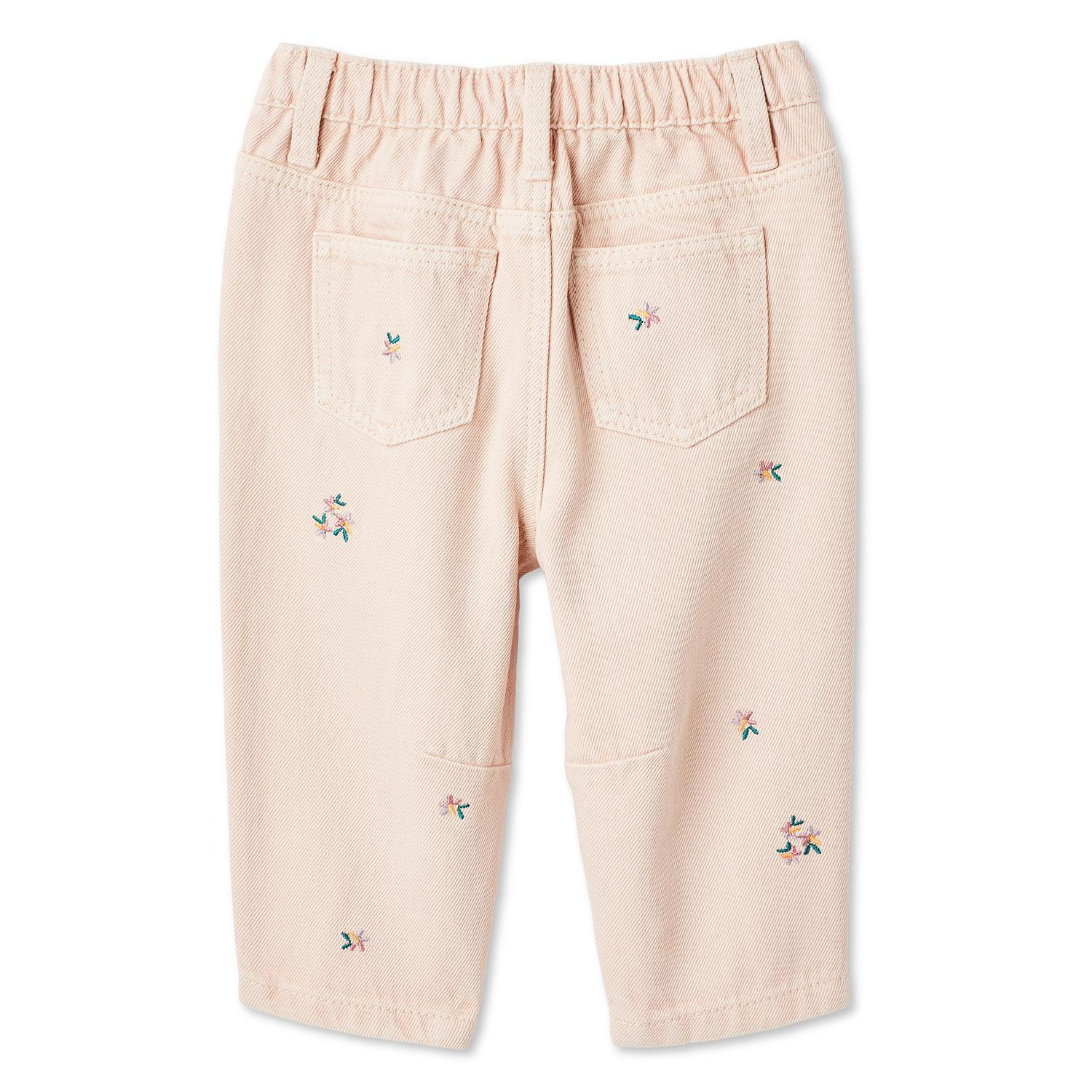 George Baby Girls' Embroidered Barrel Jean