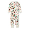 thumbnail image 2 of George Baby Boys' Holiday Printed Sleeper, 2 of 2