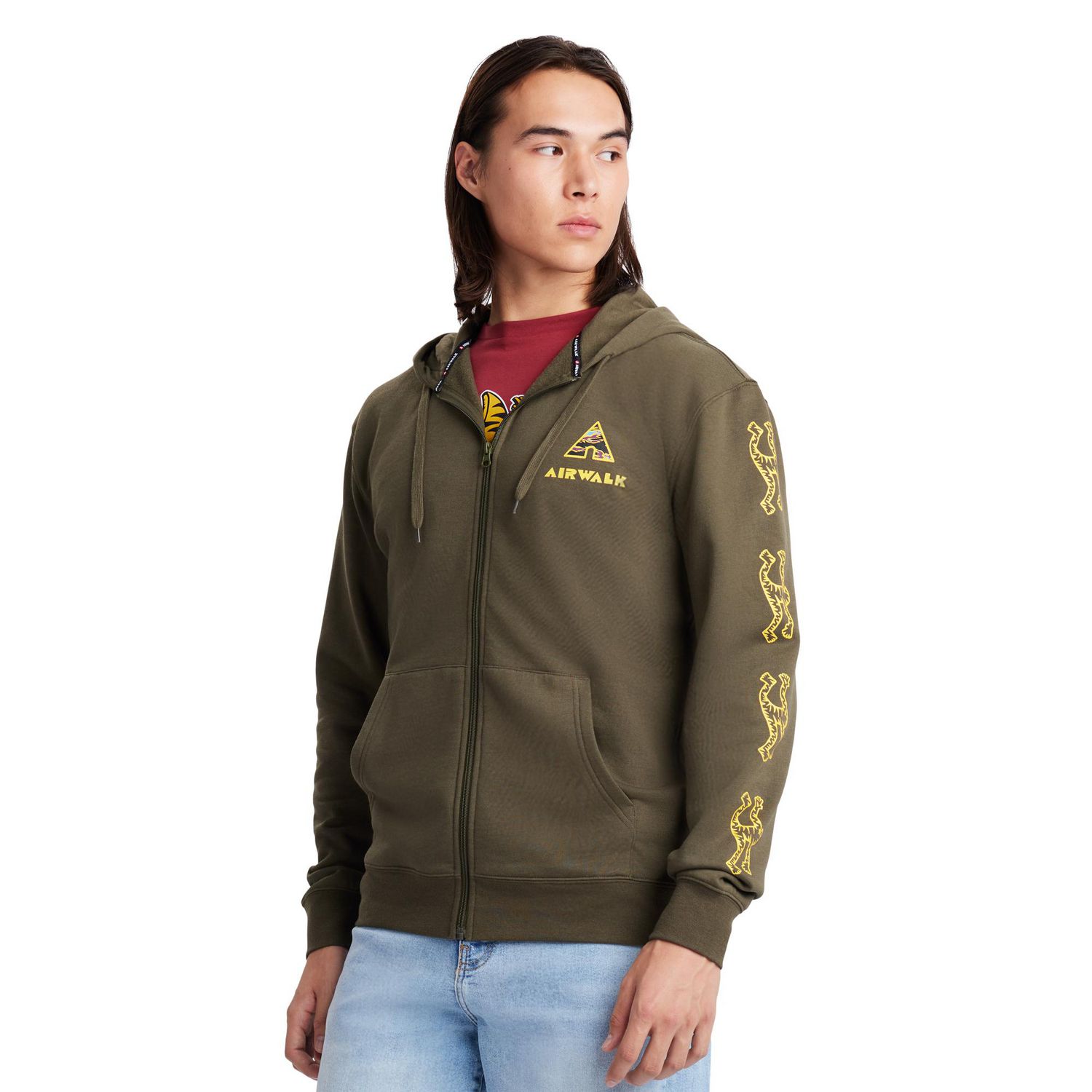 AIRWALK MENS FULL ZIP GRAPHIC FLEECE - Walmart.ca