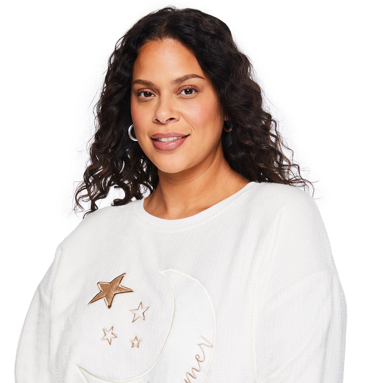 George Women's Plus Plush Pajama 2-Piece Set