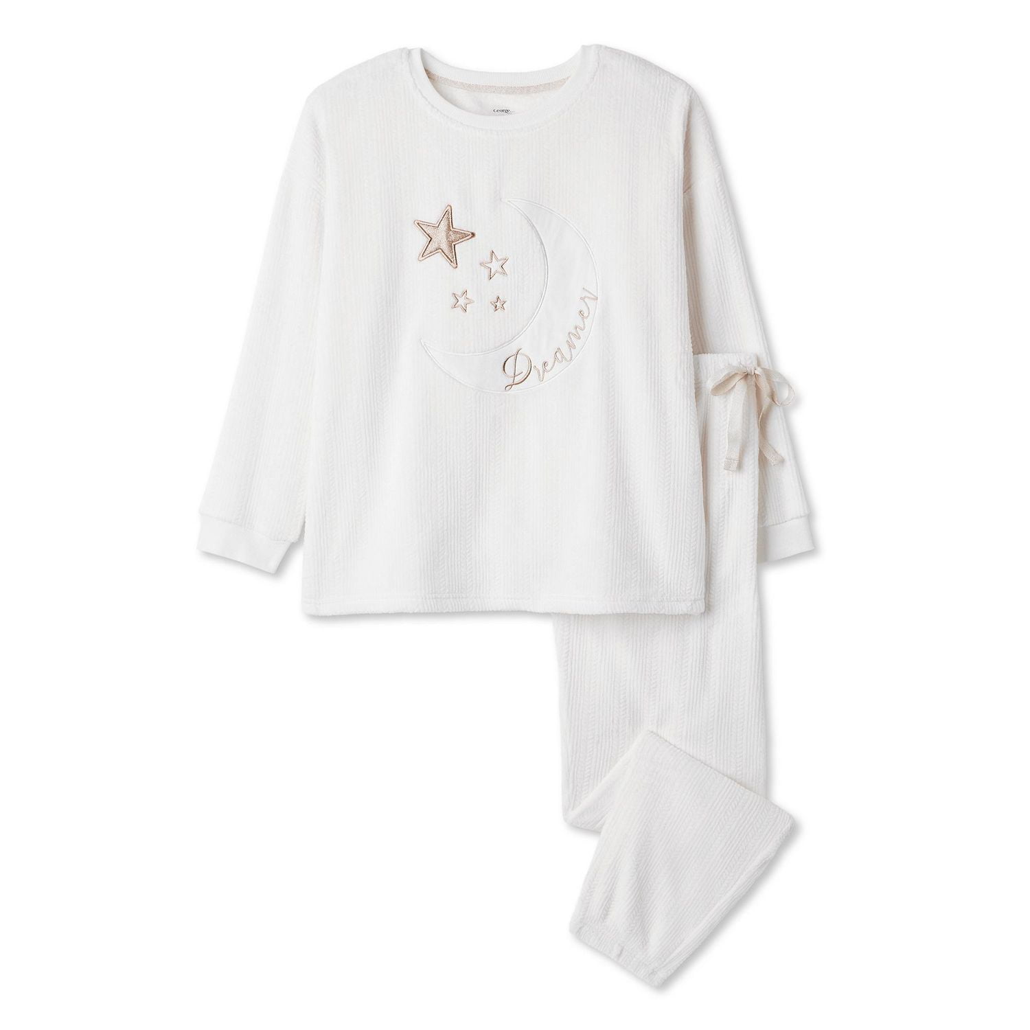 George Women's Plus Plush Pajama 2-Piece Set
