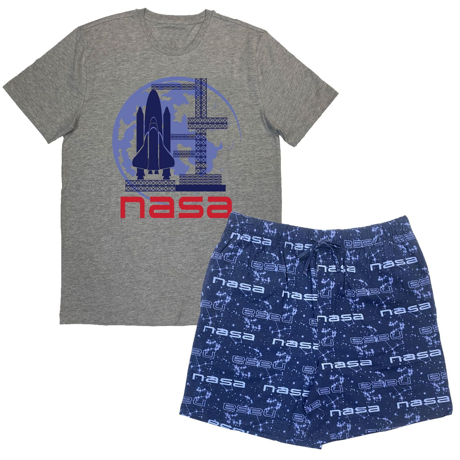 Ensemble de nuit Nasa sous licence pour hommes.