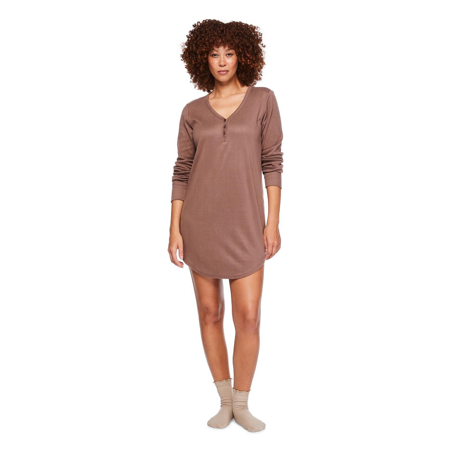 George Women's Henley Nightshirt