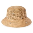 thumbnail image 2 of Time and Tru Women's Straw Bucket Hat, 2 of 2