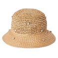 thumbnail image 1 of Time and Tru Women's Straw Bucket Hat, 1 of 2