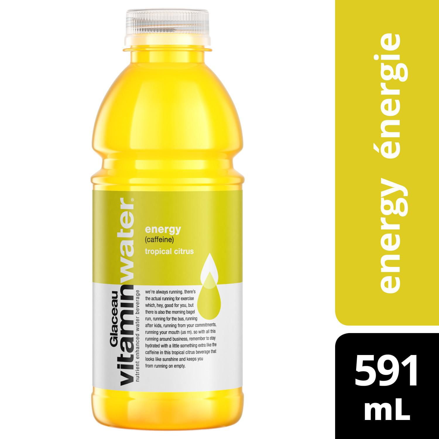 Glacéau Vitaminwater Energy, Tropical Citrus Bottle, 591 ML | Walmart ...