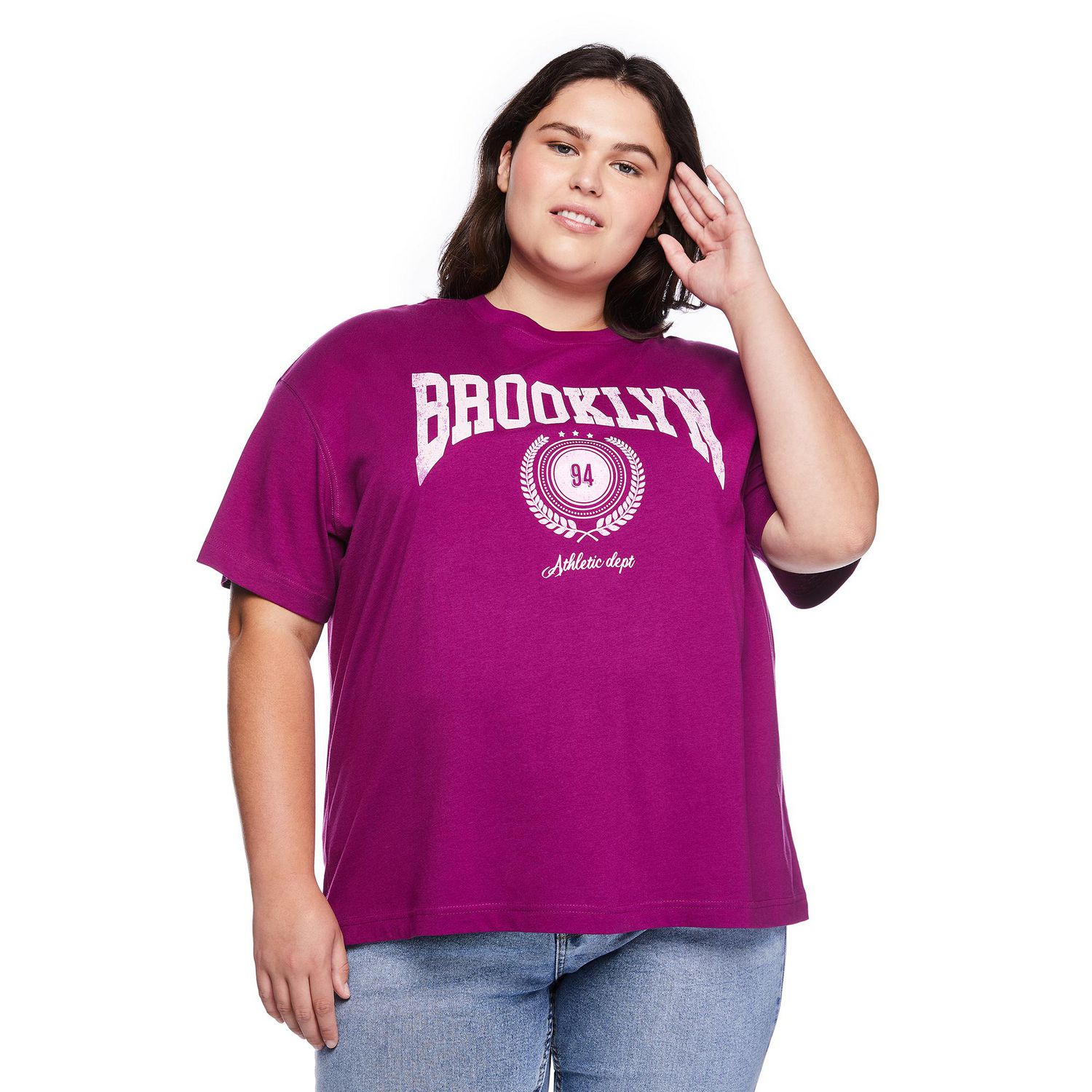 T-shirt décontracté No Boundaries Plus pour femmes