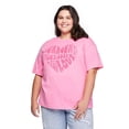 thumbnail image 1 of No Boundaries Plus Women's Relaxed Tee, 1 of 6