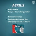 thumbnail image 3 of AERIUS Allergy Medicine, Fast Relief, 24-Hour, Non-Drowsy, 15 Symptoms, 3 of 10