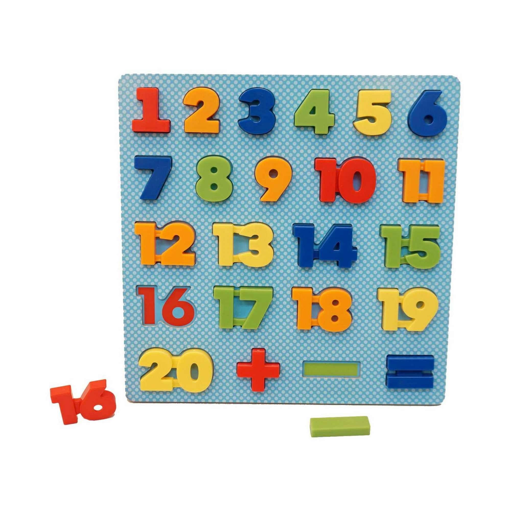 MindsArt Kids Number Puzzles Mini Size Play Puzzle & Numbers Set