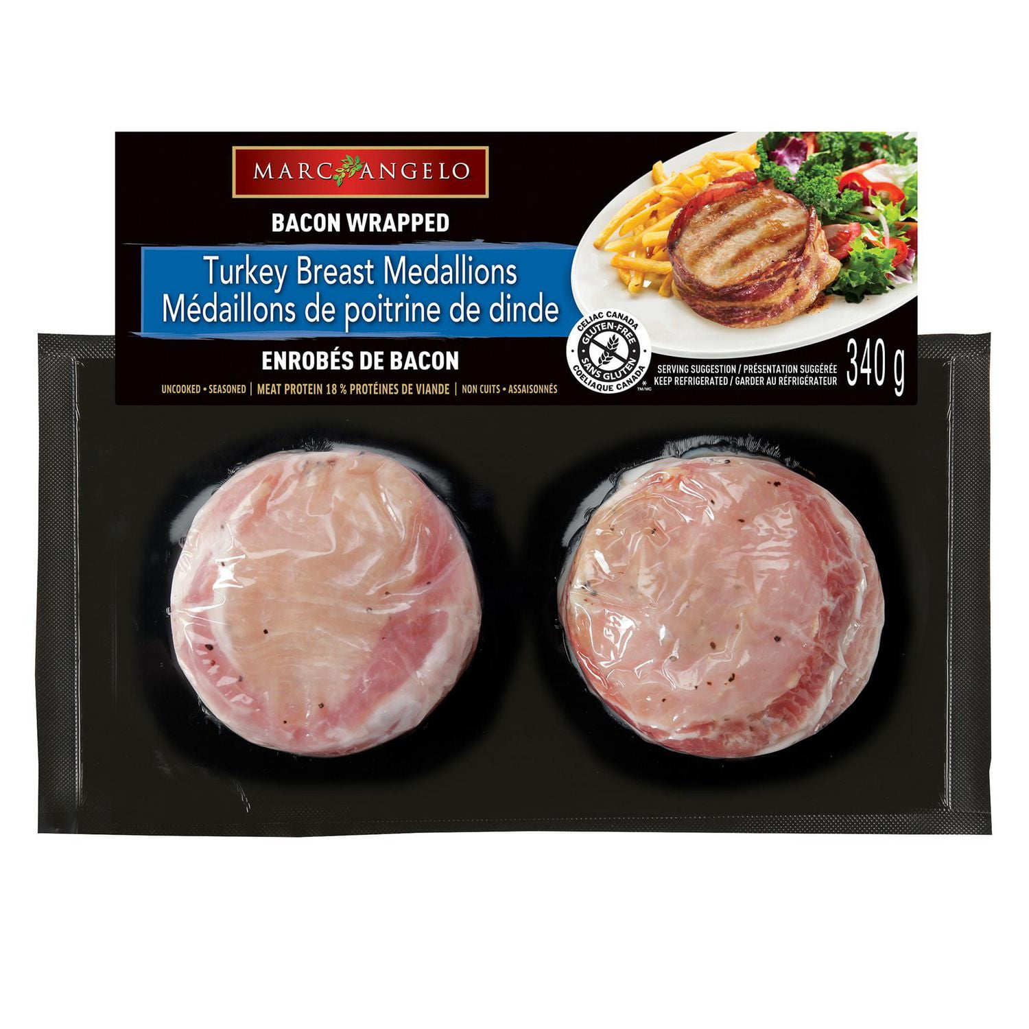 Poitrine de dinde enrobée de bacon Marcangelo