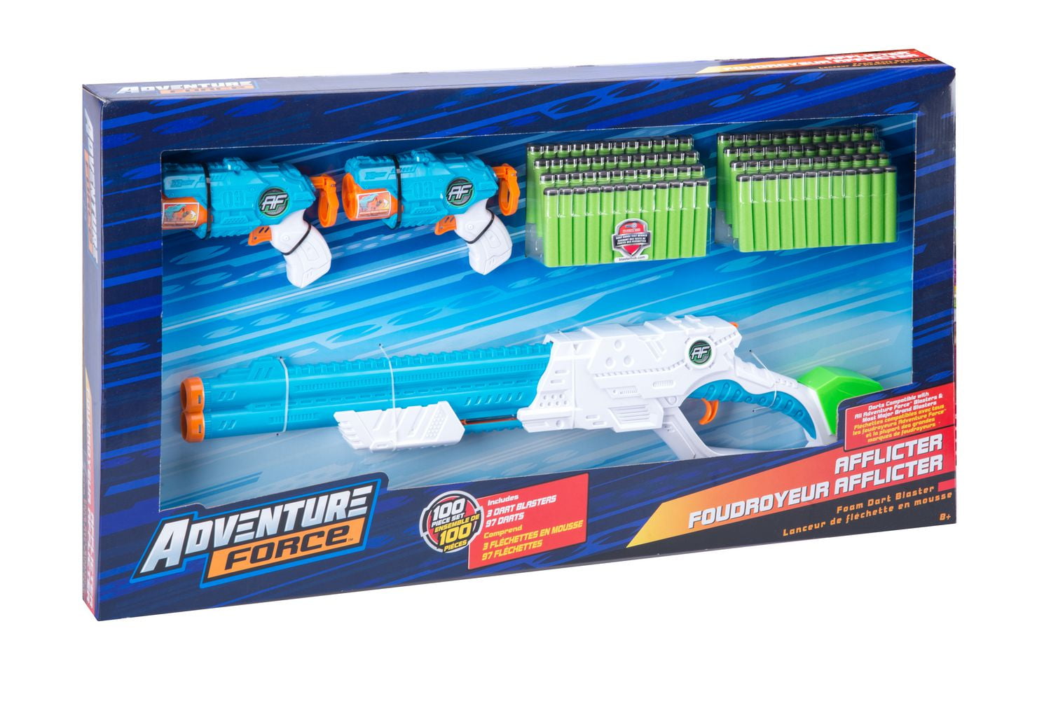 Adventure Force Afflicter Foam Dart Blasters with Darts Walmart Canada