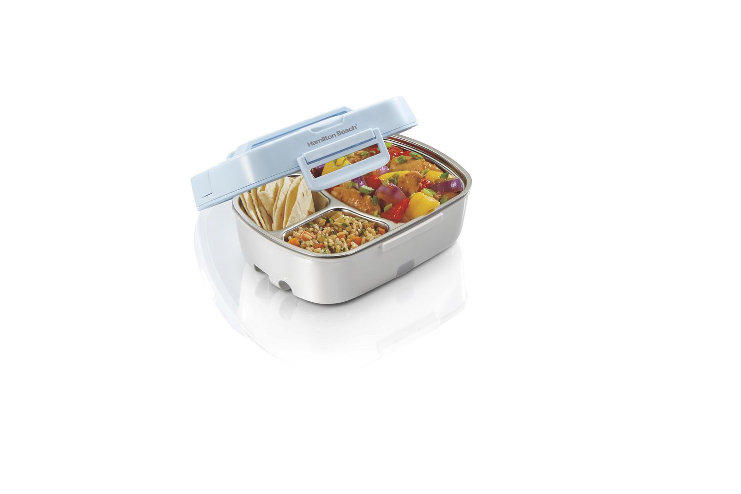 Hamilton Beach Portable Electric Lunch Box Food Warmer for Office & Car  with 12V Adapter, 120V Plug,…See more Hamilton Beach Portable Electric  Lunch