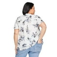thumbnail image 3 of Iyla Plus Women's Flutter Sleeve Top, 3 of 6
