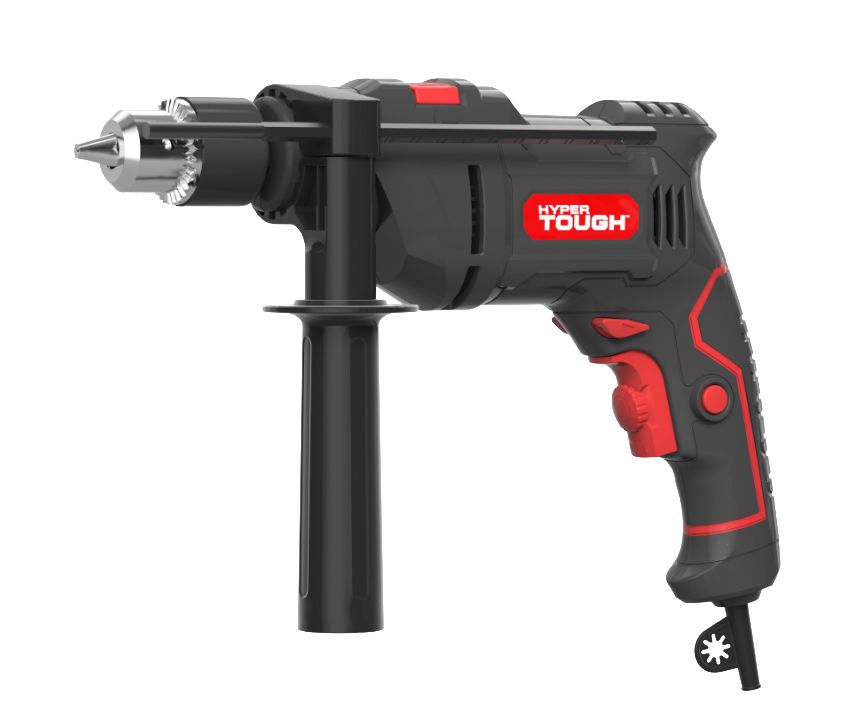 Hyper Tough 6 Amp 1 2 Inch Corded Hammer Drill Keyed Chuck TD6HD