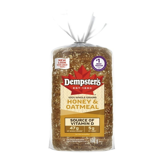 Pain à 100 % de grains entiers miel et avoine de Dempster’s®