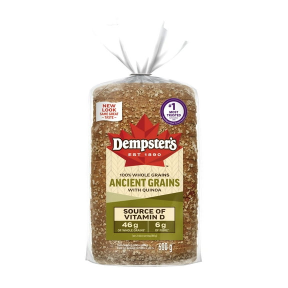 Pain à 100 % de grains anciens entiers avec quinoa de Dempster’s®
