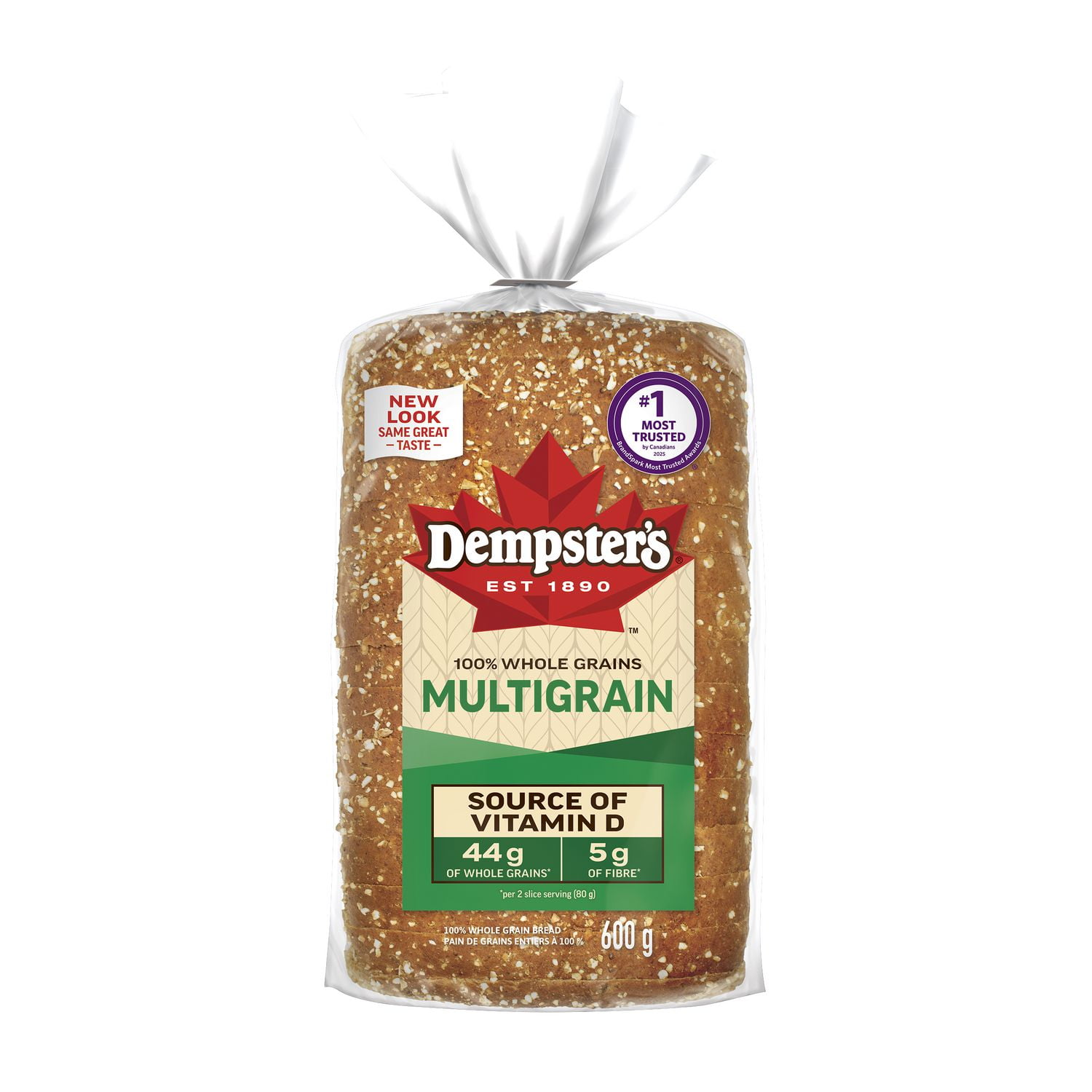 Dempster’s® 100% Whole Grains Multigrain Sliced Bread, 600 g