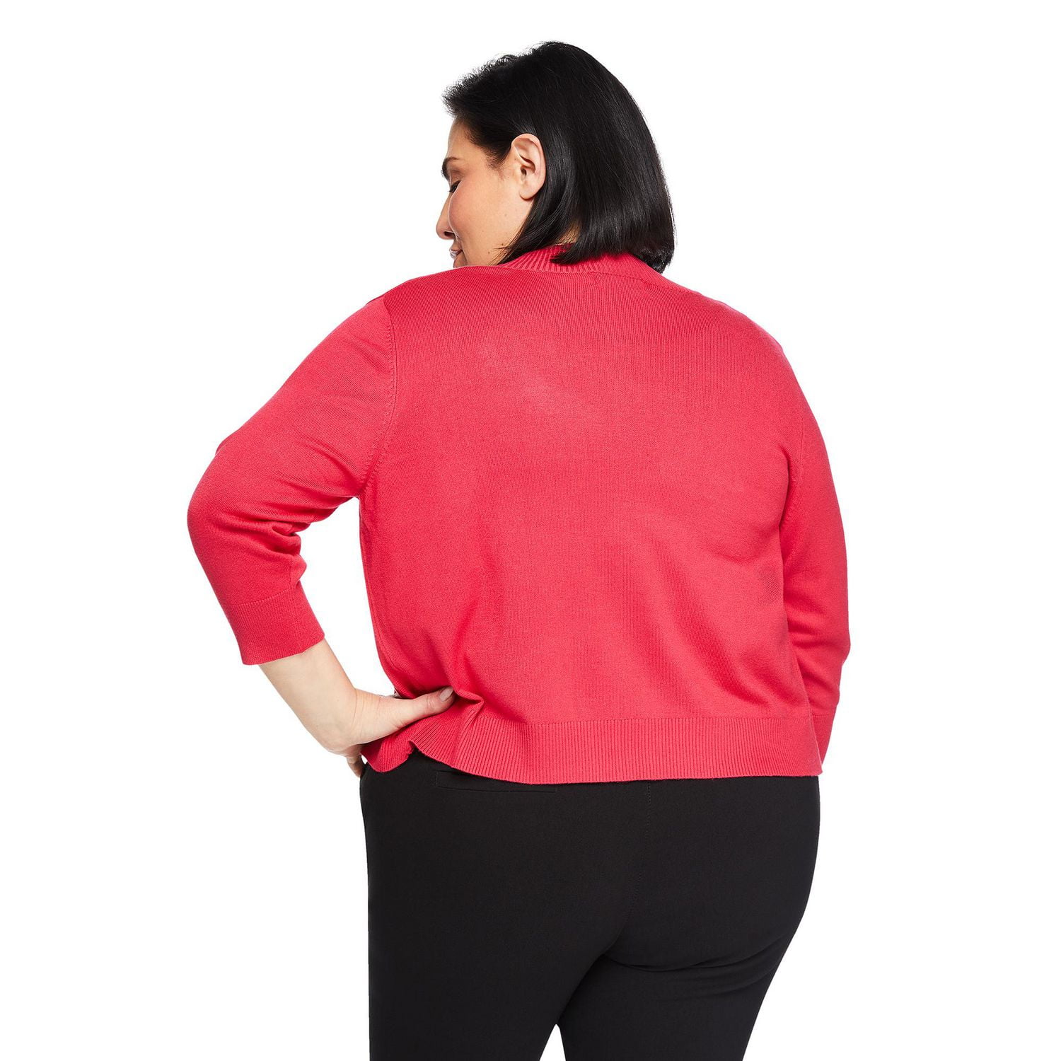 Iyla Plus Women's Elbow Sleeve Knit Shrug