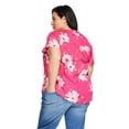 thumbnail image 3 of Iyla Plus Women's Flutter Sleeve Top, 3 of 6