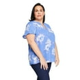thumbnail image 2 of Iyla Plus Women's Flutter Sleeve Top, 2 of 6