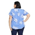 thumbnail image 3 of Iyla Plus Women's Flutter Sleeve Top, 3 of 6