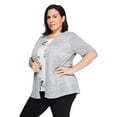 thumbnail image 2 of Iyla Plus Women's Hacci Fooler Top, 2 of 6