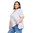 thumbnail image 2 of Iyla Plus Women's Hacci Fooler Top, 2 of 6