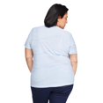 thumbnail image 3 of Iyla Plus Women's Short Sleeve Ripple Tee, 3 of 6