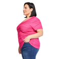 thumbnail image 2 of Iyla Plus Women's Short Sleeve Ripple Tee, 2 of 6