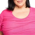 thumbnail image 4 of Iyla Plus Women's Short Sleeve Ripple Tee, 4 of 6