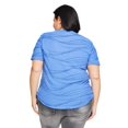 thumbnail image 3 of Iyla Plus Women's Short Sleeve Ripple Tee, 3 of 6