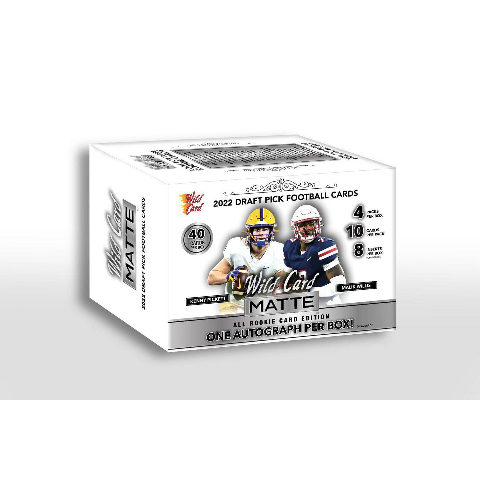 2022 Wild Card Matte Draft Picks Football Premium Blaster Box 