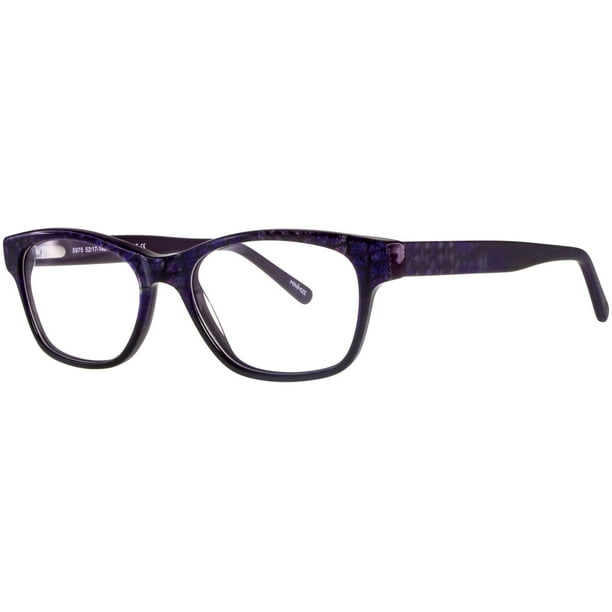 Monture de lunettes M5975 de Minimize pour femmes en pourpre marbré