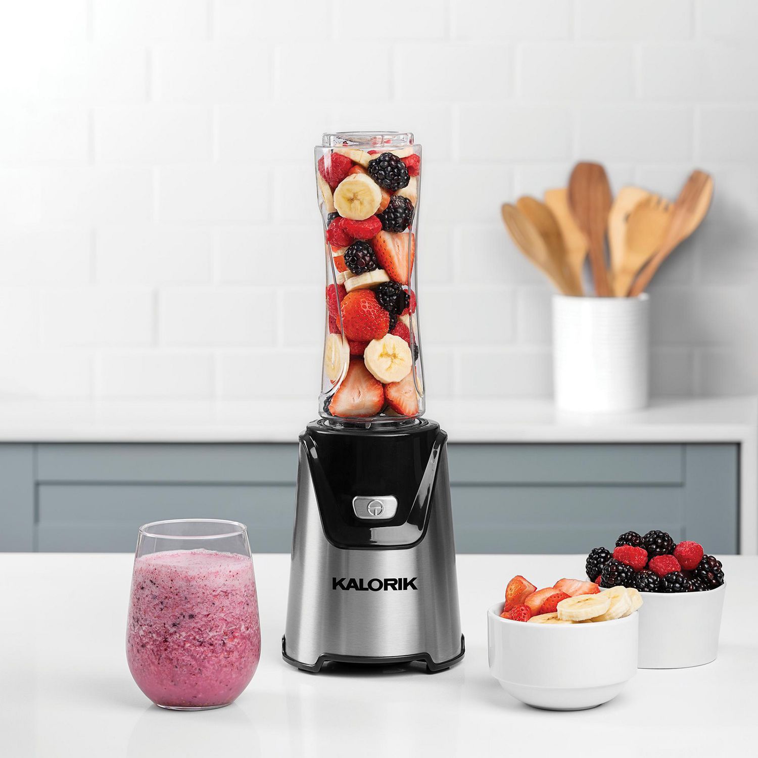 Kalorik 1400W High-Powered Blender - Silver - 9819848