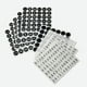 Farberware 24 Pièces - Ensemble de pots en verre vides de 4 oz avec accessoires lavage des mains – image 2 sur 5