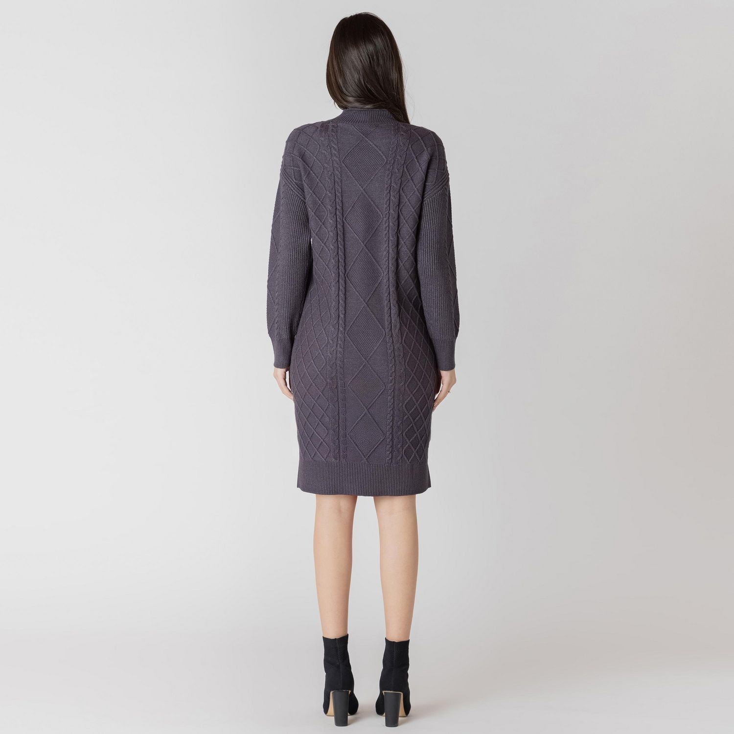 Devoted Long sleeve above the knee sweater dress