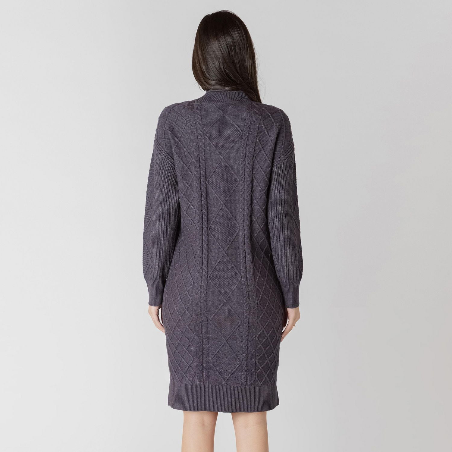 Devoted Long sleeve above the knee sweater dress