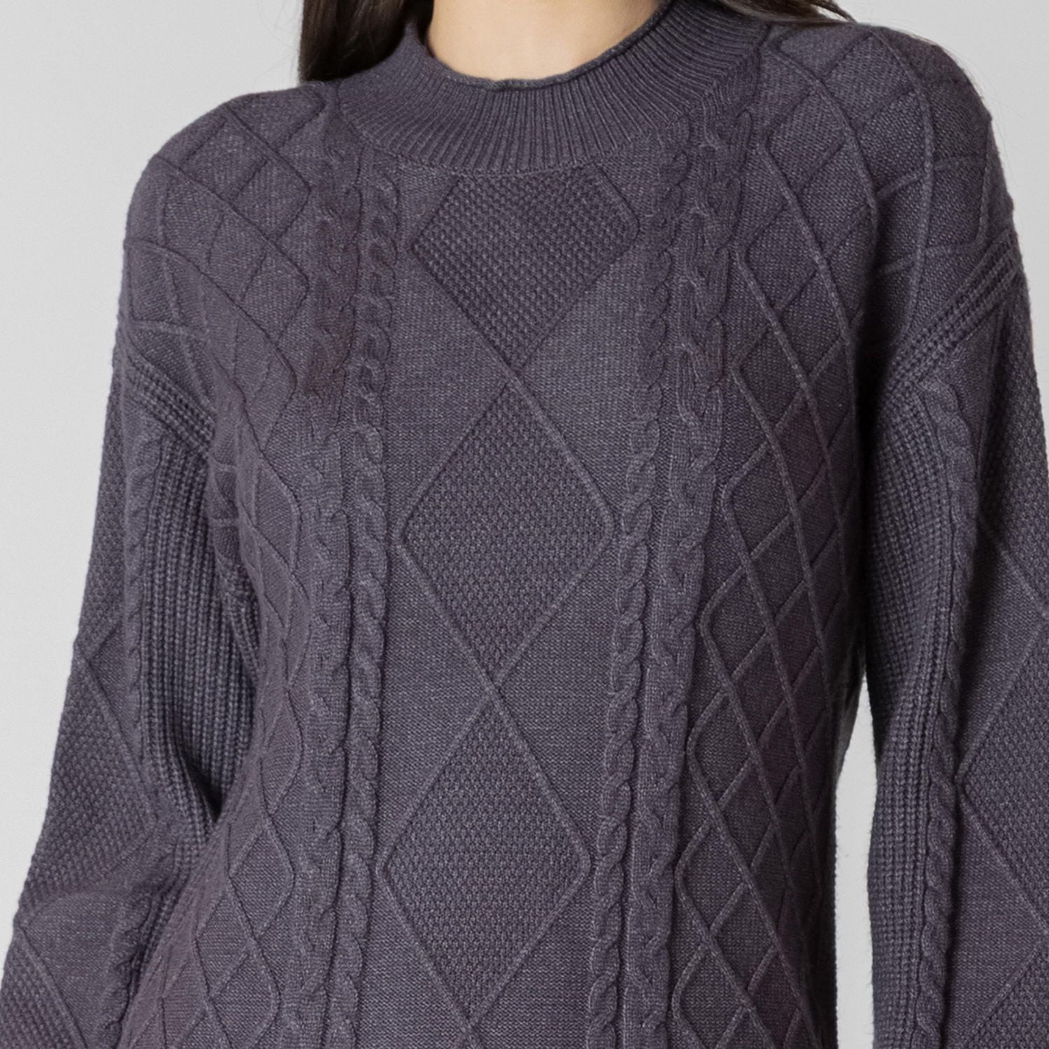 Devoted Long sleeve above the knee sweater dress