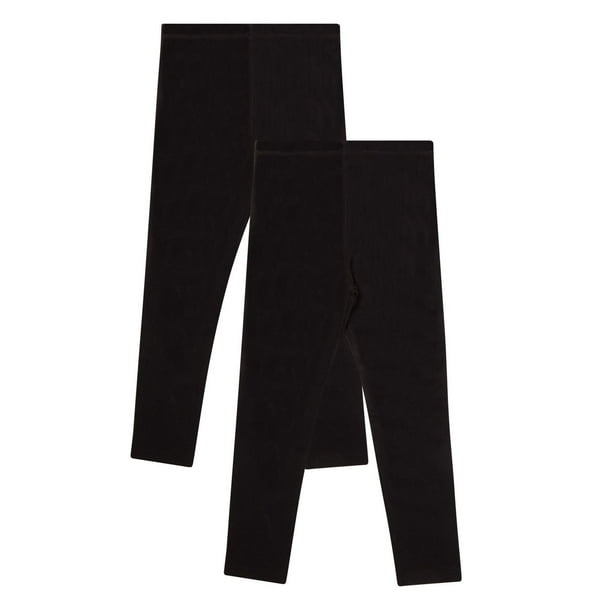 Paq. de 2 leggings George noirs pour filles