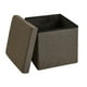 Homtrends Cube de stockage pliant brun – image 2 sur 3