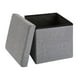 HomeTrends Cube de stockage Gris Cube de stockage – image 2 sur 3